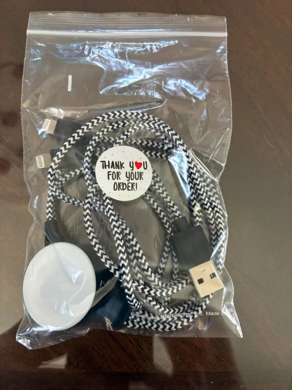Universal Black & White Braided Multi-Connector Charging Cable